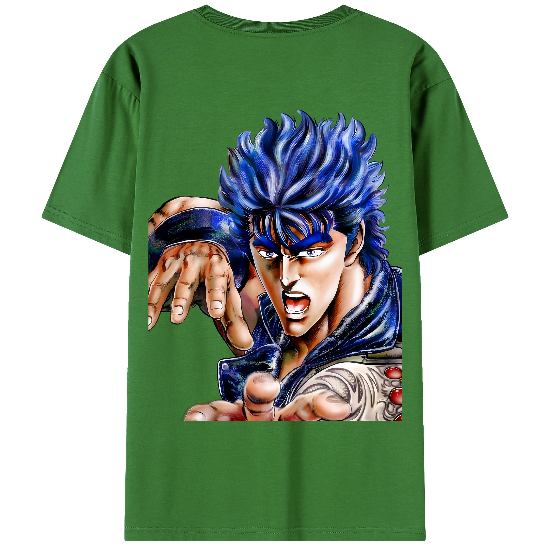 （画像用） 北斗の拳 Fist of the North Star レディース半袖Tシャツ(バックプリント)
